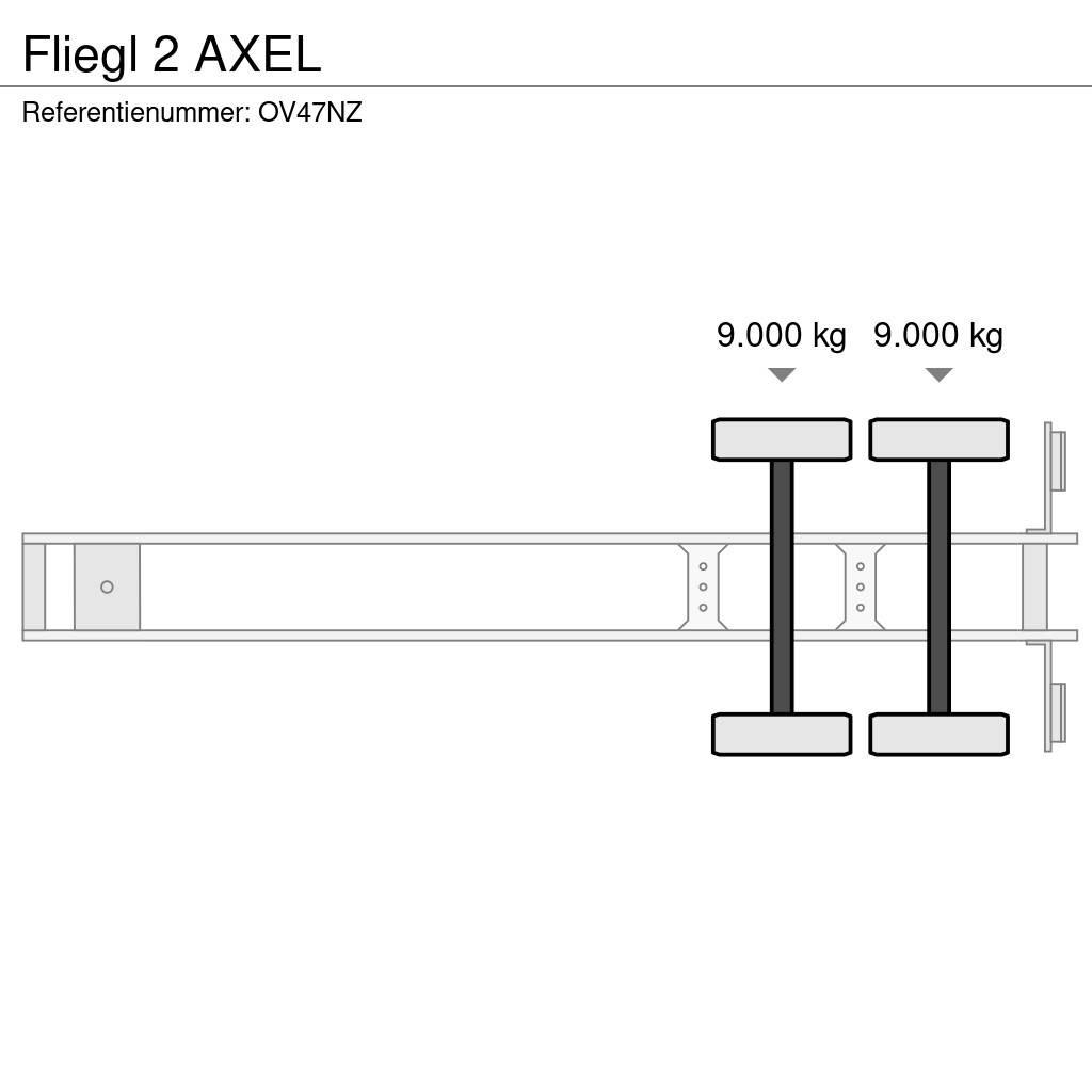 Fliegl 2 AXEL Низкорамные полуприцепы