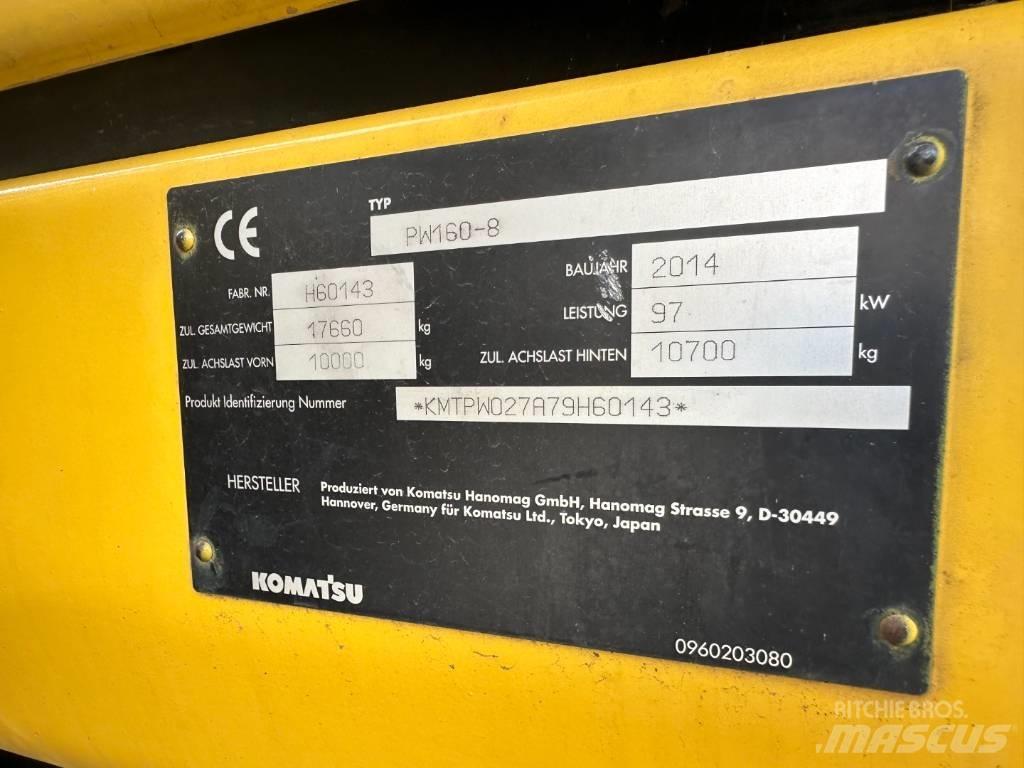Komatsu PW 160-8 Колёсные экскаваторы