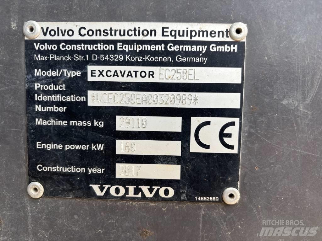 Volvo EC 250 EL Гусеничные экскаваторы