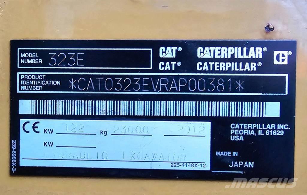 CAT 323 EL Гусеничные экскаваторы
