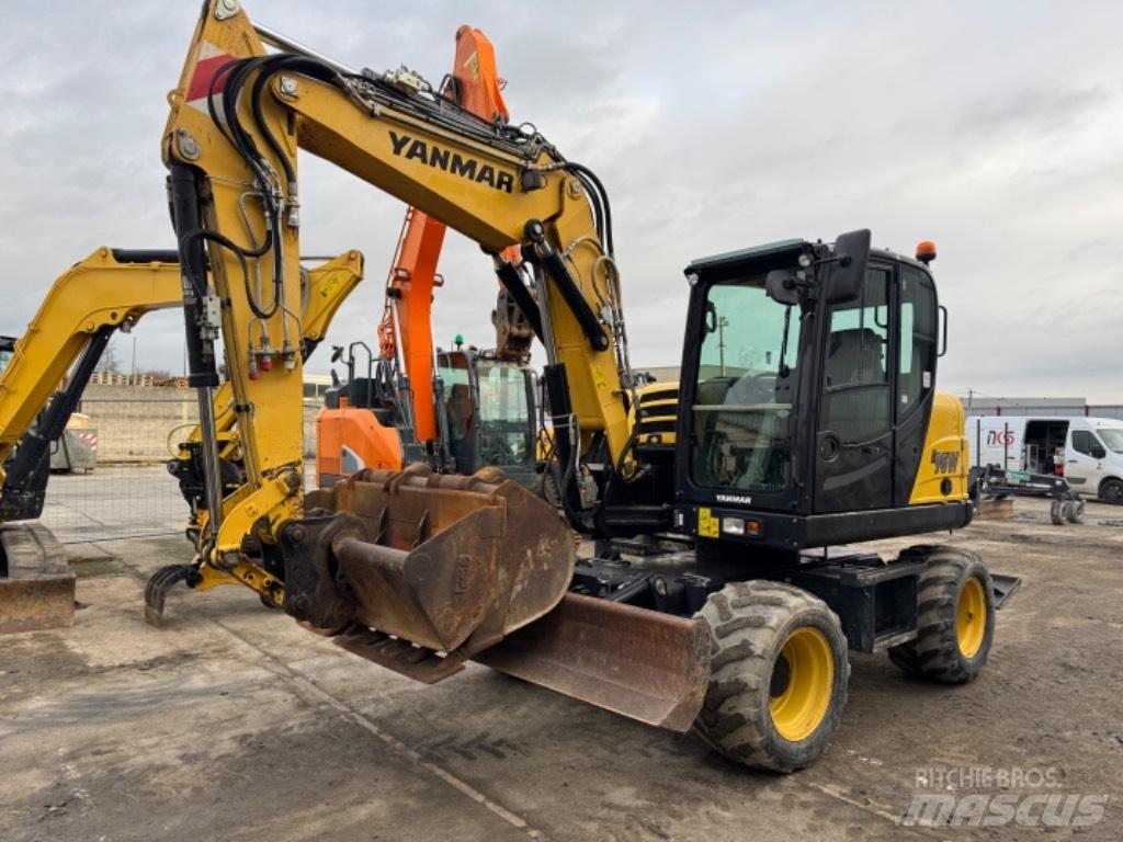 Yanmar B95W (40667) Колёсные экскаваторы
