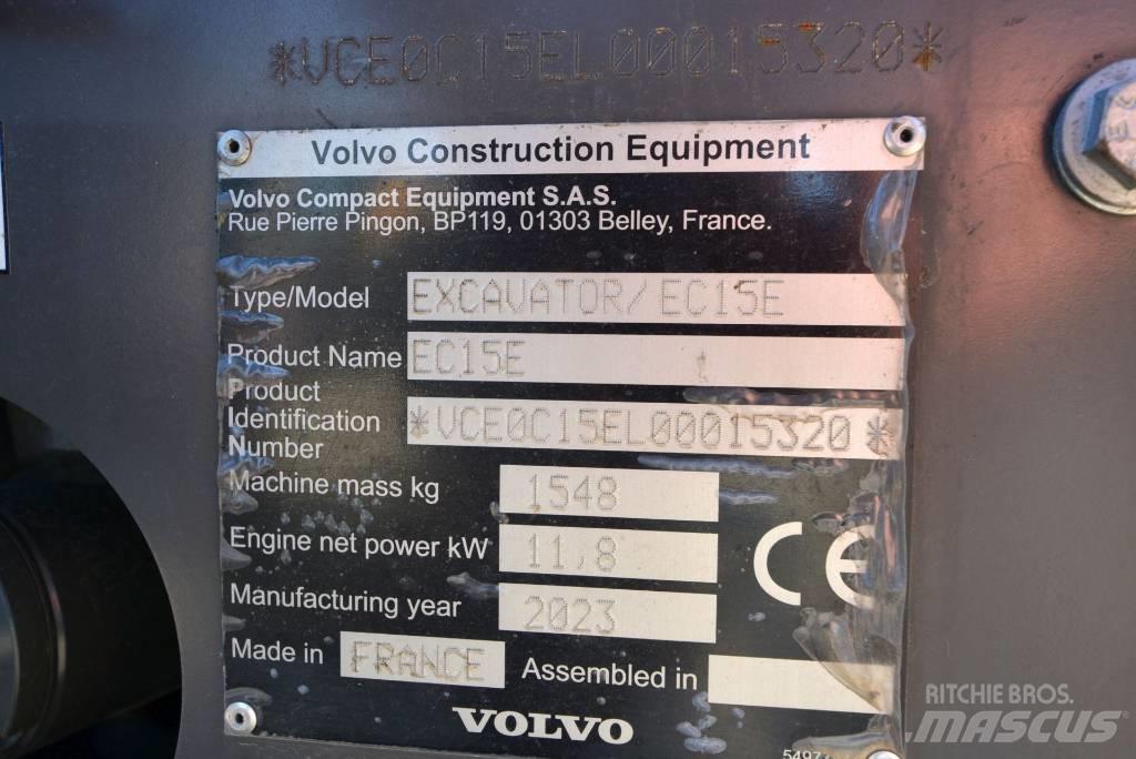 Volvo EC 15 E Мини-экскаваторы