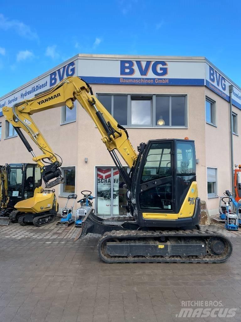 Yanmar B7 Малые экскаваторы 7т-12т