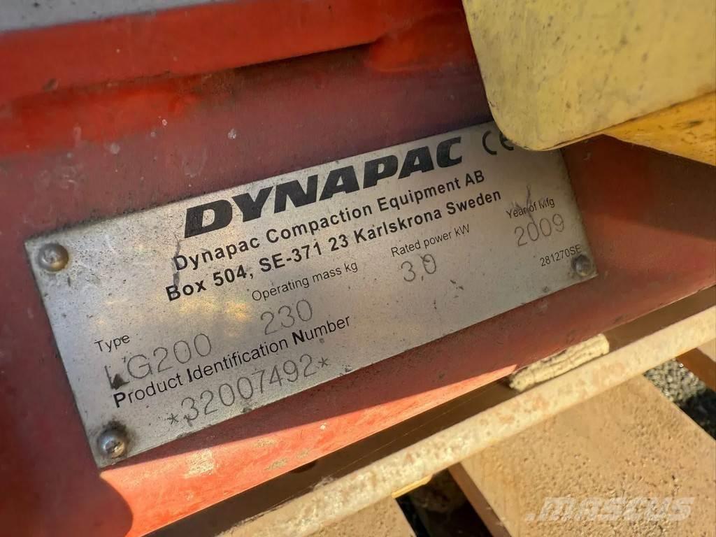 Dynapac LG200 Виброплиты и вибротрамбовки