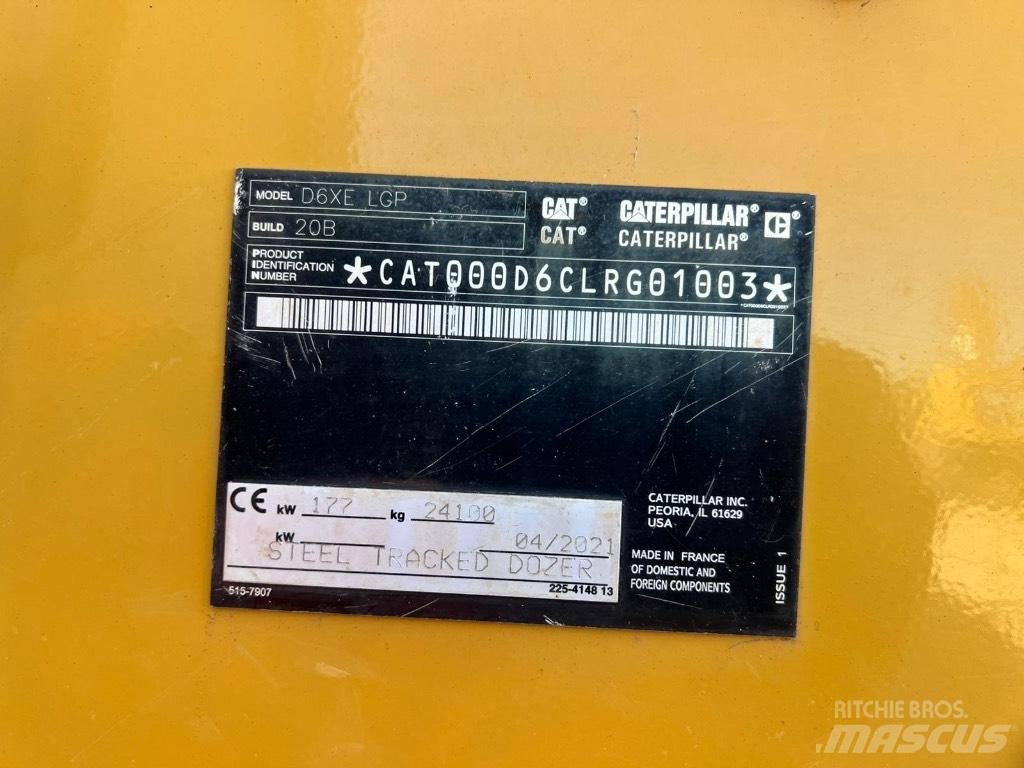 CAT D6XE Гусеничные бульдозеры