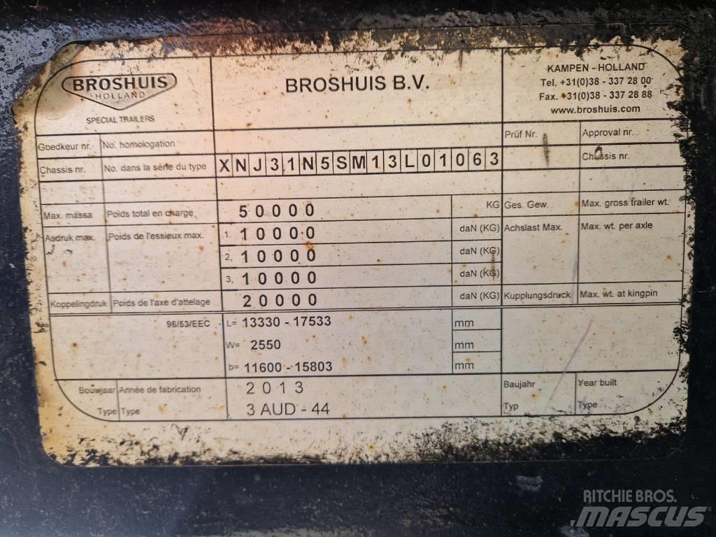Broshuis Brønntralle Низкорамные полуприцепы