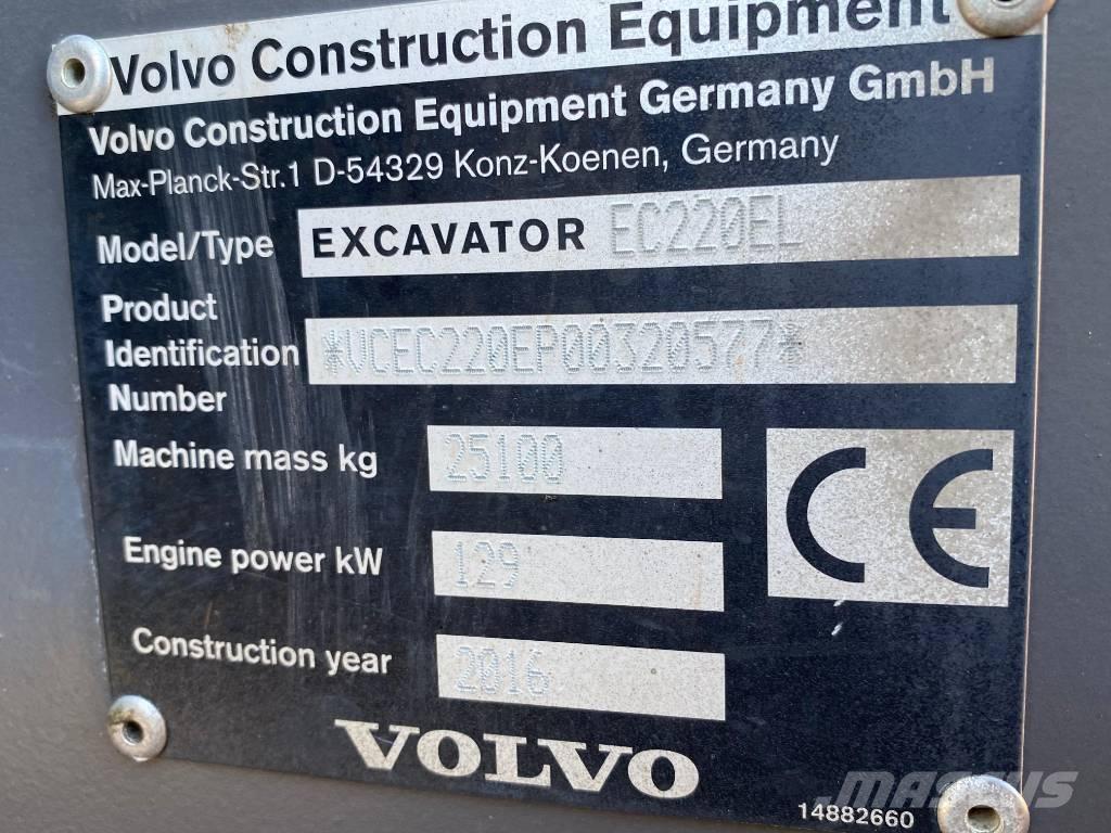 Volvo EC 220 E Гусеничные экскаваторы