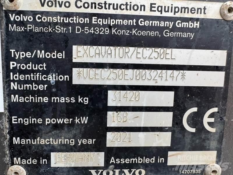 Volvo EC 250 EL Гусеничные экскаваторы