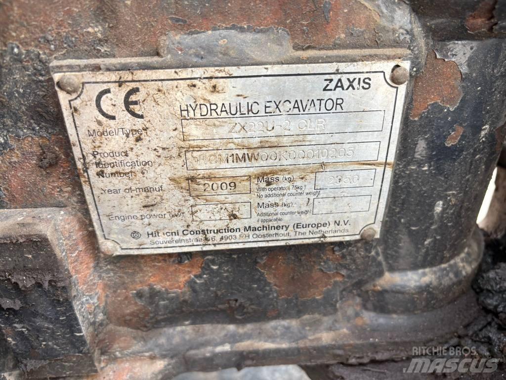 Hitachi ZX22U-2 Мини-экскаваторы