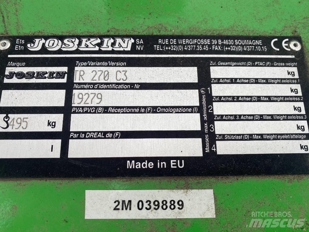 Joskin TR 270 C3 Мульчирователи
