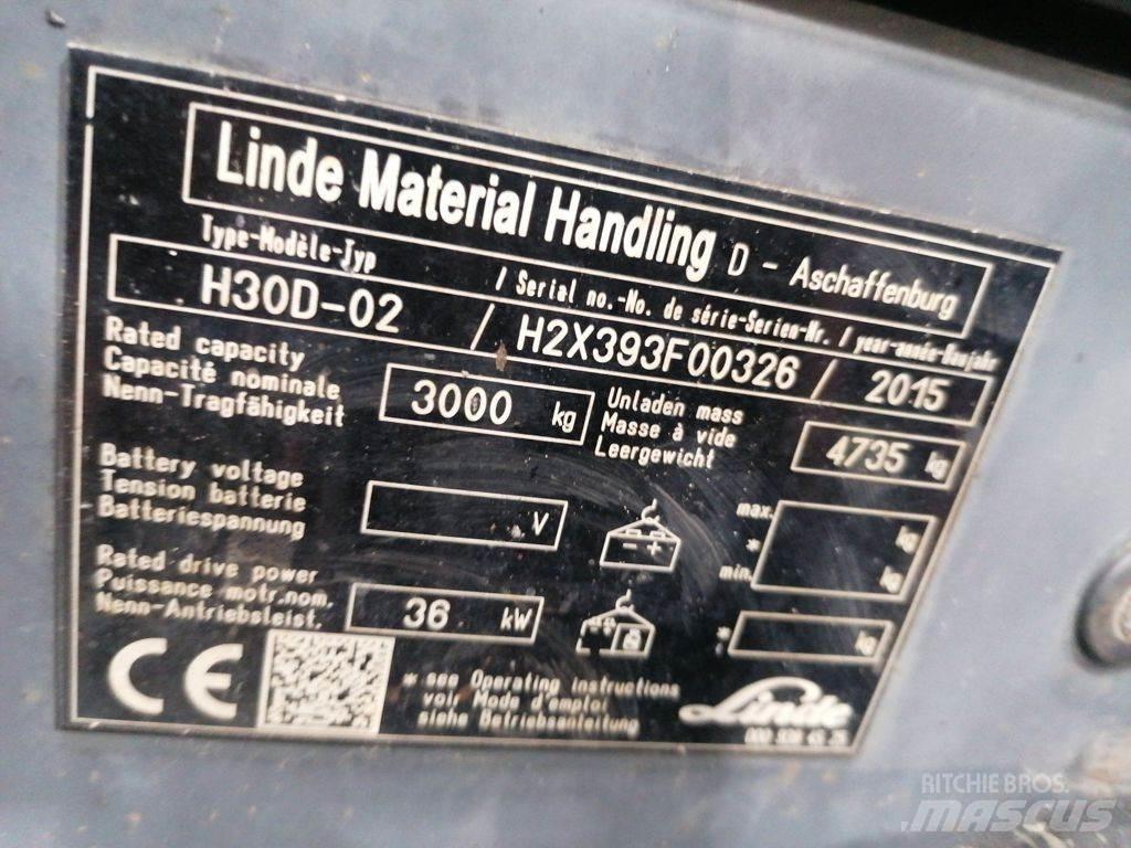 Linde H30D-02 Дизельные погрузчики