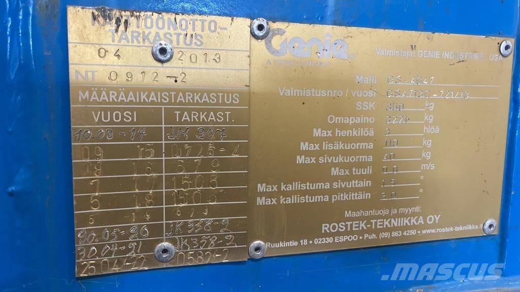 Genie GS 4047 Ножничные подъемники