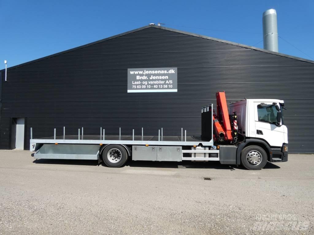Scania p 220 Автомобильные краны
