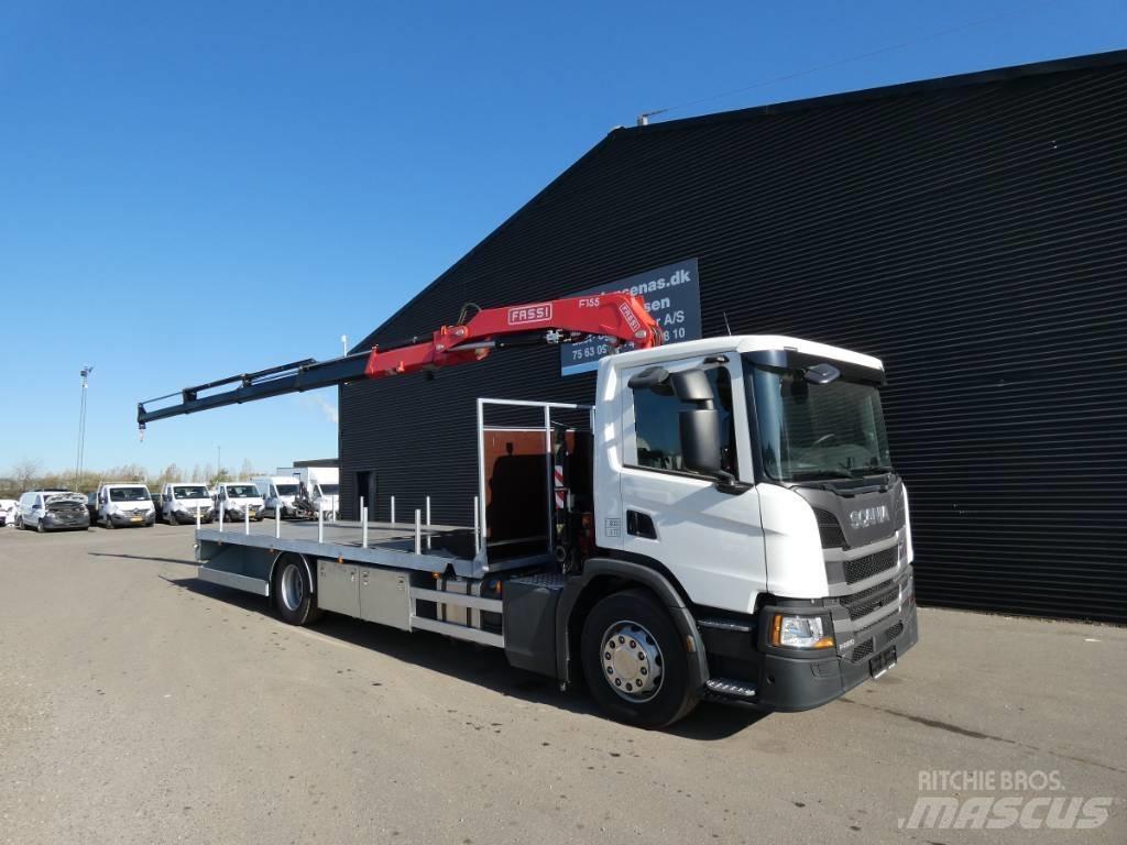 Scania p 220 Автомобильные краны
