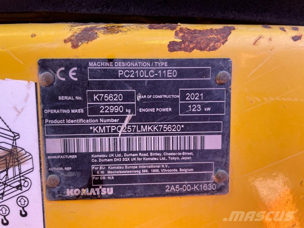 Komatsu PC 210 LC-11 Гусеничные экскаваторы