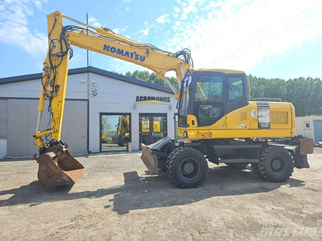 Komatsu PW 160-7 Колёсные экскаваторы
