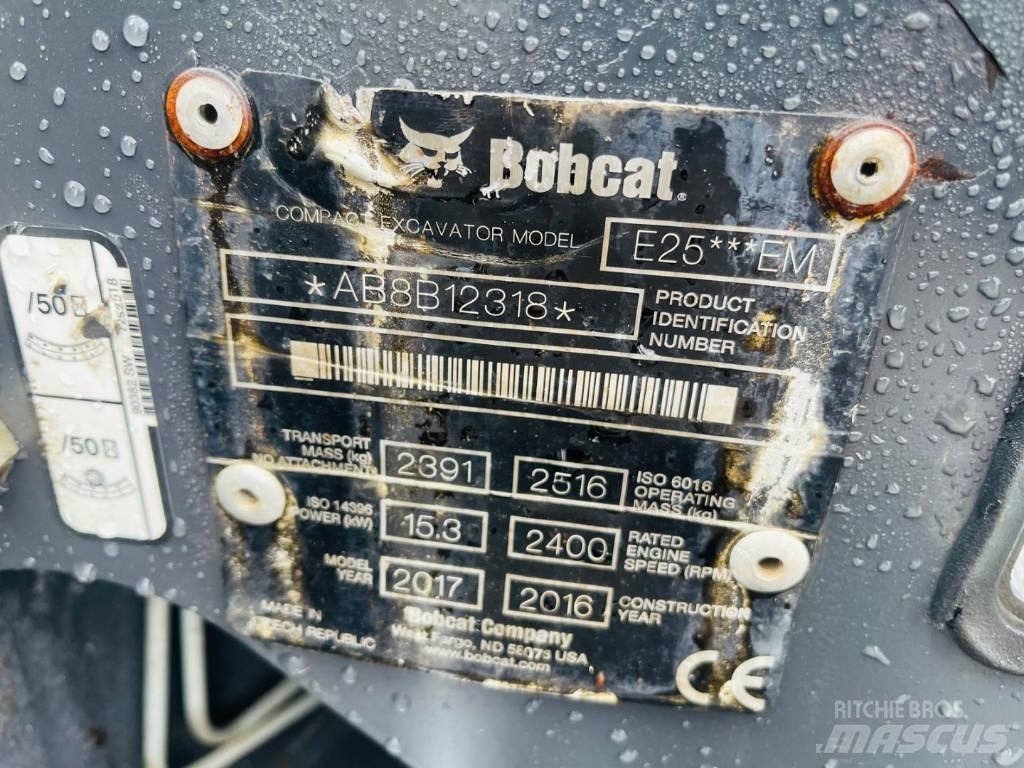 Bobcat E 25 Мини-экскаваторы