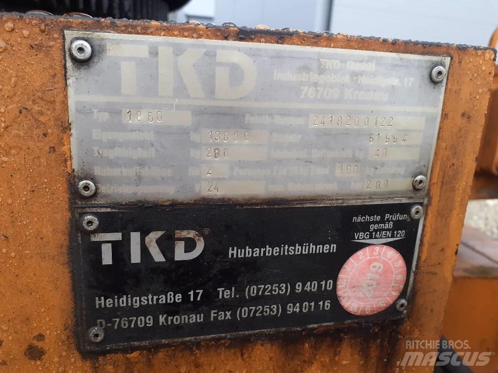 TKD 1800 Компактные самоходные стреловые подъемники