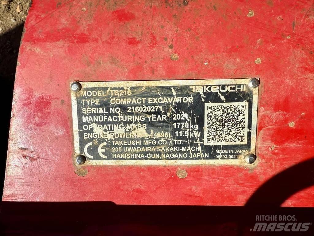 Takeuchi TB 216 Мини-экскаваторы