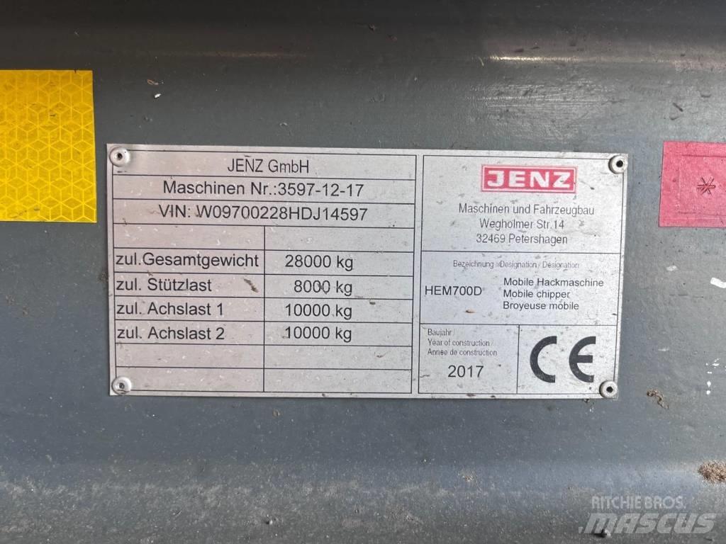 JENZ HEM 700 D Дробилки древесины
