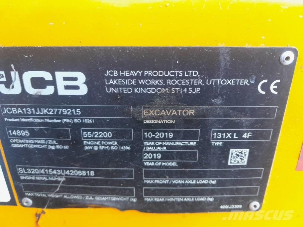 JCB 131 X Гусеничные экскаваторы