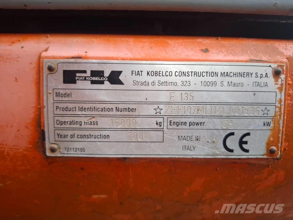 Fiat-Kobelco E 135 Гусеничные экскаваторы