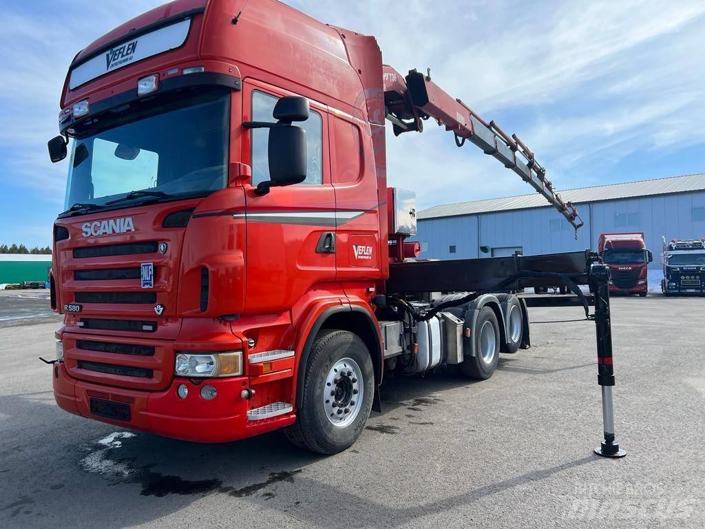 Scania R 580 Автомобильные краны