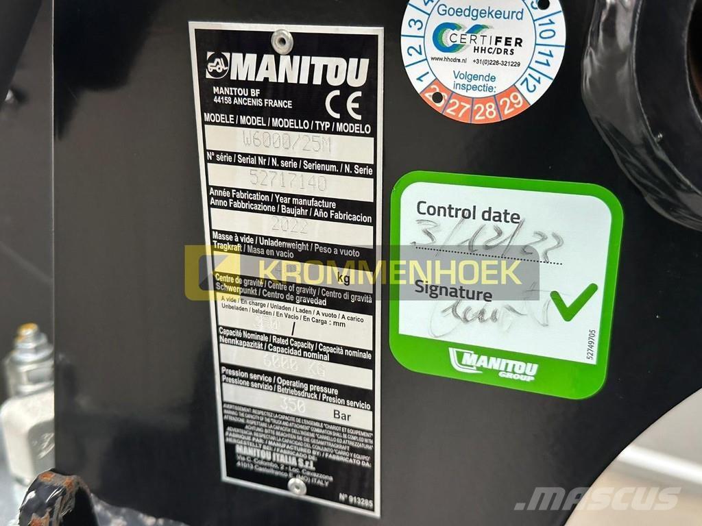 Manitou W6000 Телескопические погрузчики