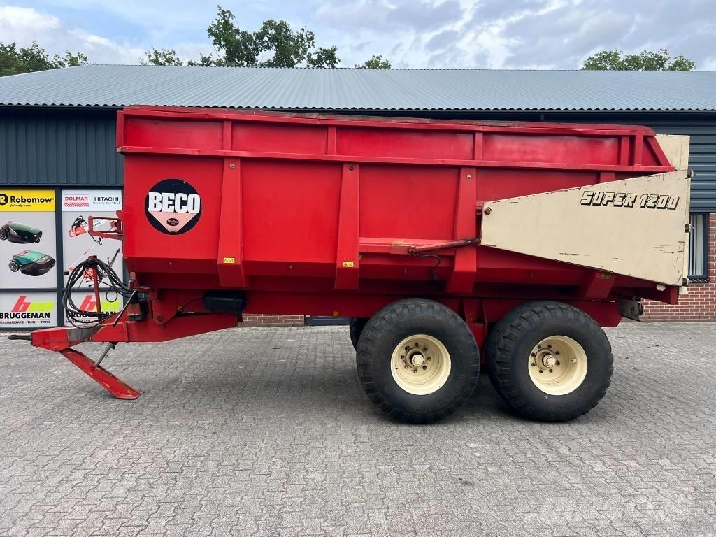 Beco Super 1200 Тракторные самосвальные прицепы