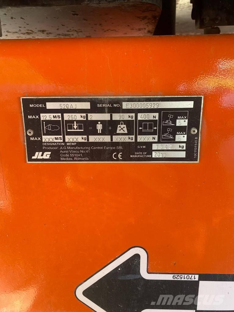 JLG 520 AJ Коленчатые подъемники
