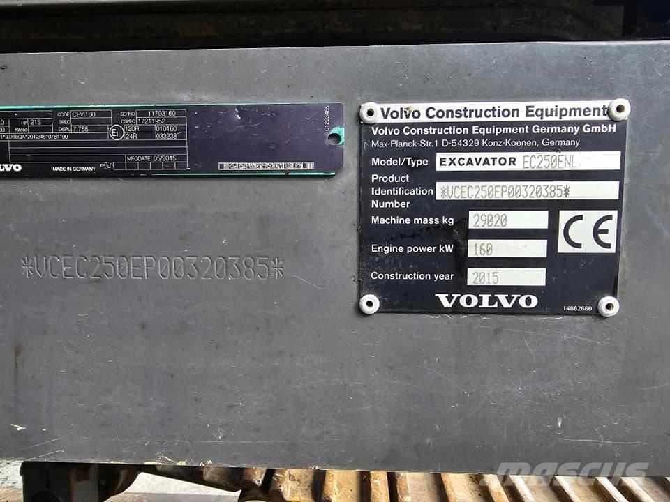 Volvo EC250 ENL Гусеничные экскаваторы