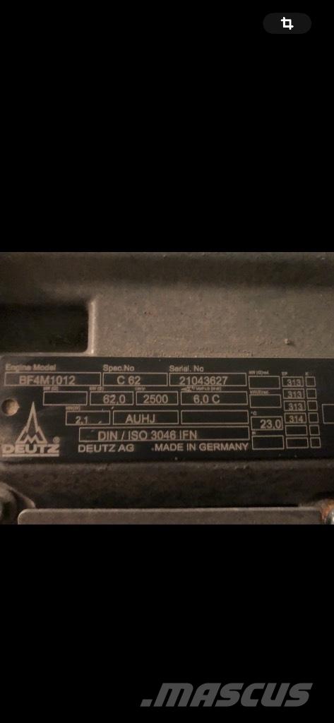 Deutz BF4M1012 Фронтальные погрузчики