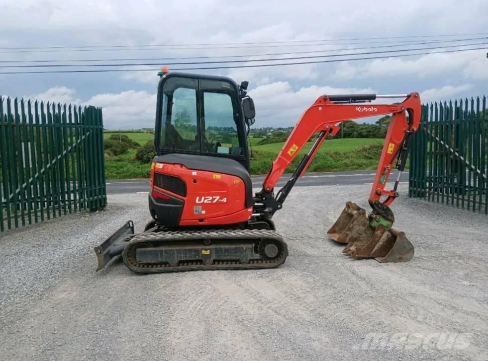 Kubota U 27-4 Мини-экскаваторы