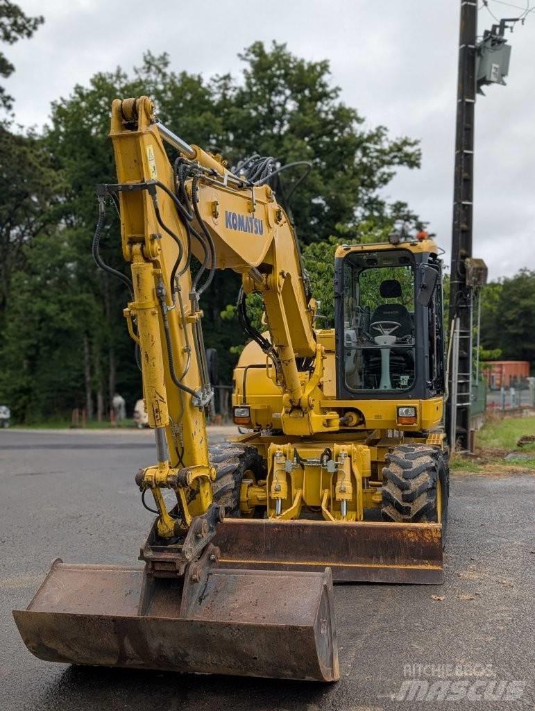 Komatsu PW 98 MR-8 Колёсные экскаваторы