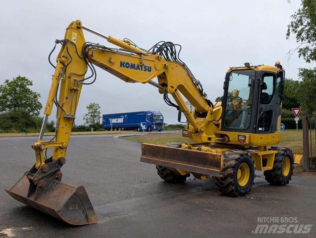 Komatsu PW 98 MR-8 Колёсные экскаваторы