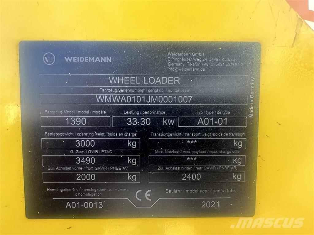 Weidemann 1390 Малые погрузчики