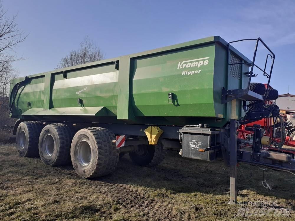 Krampe Big Body 900 Полуприцепы-платформы/боковая разгрузка