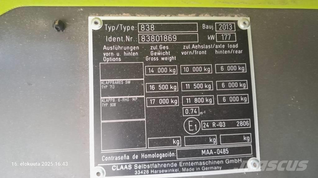 CLAAS Tucano 430 APS Зерноуборочные комбайны