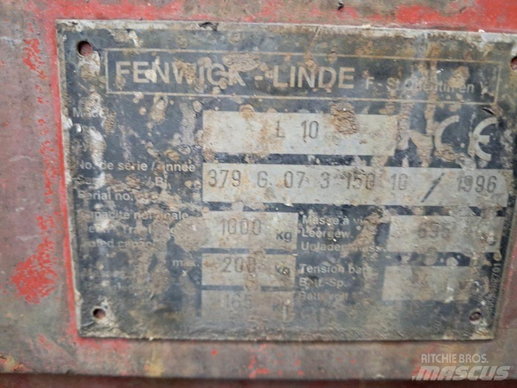 Linde L10 Ручные штабелёры с электроподъёмом