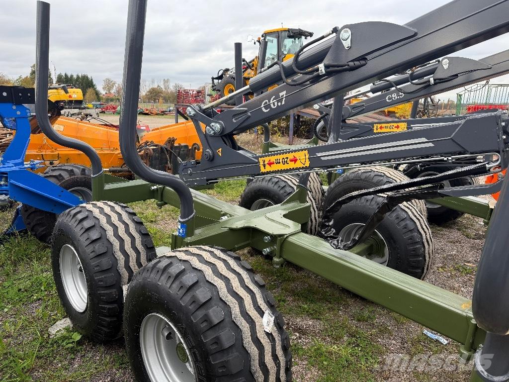 Farma T9 DS 6,7 kran Лесные прицепы