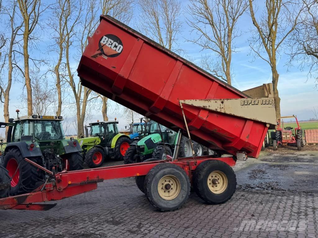 Beco Super 1000 Тракторные самосвальные прицепы