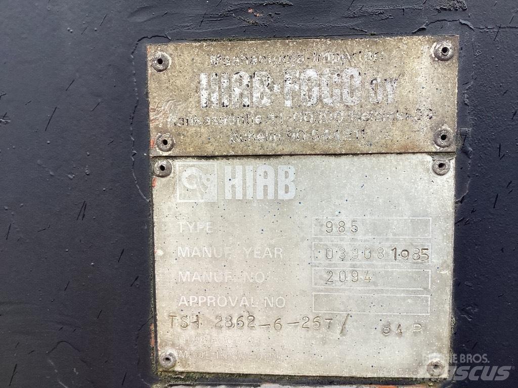 Hiab perävaunu Прочие сельхоз-прицепы