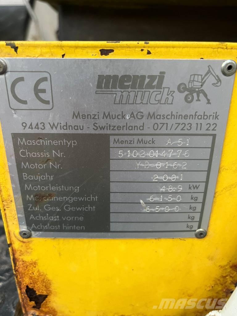 Menzi Muck A51 Специальные экскаваторы