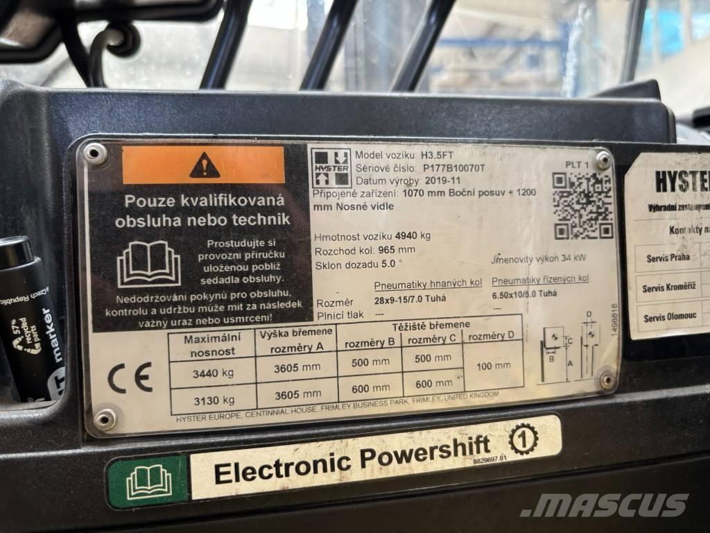 Hyster H3.5FT Дизельные погрузчики