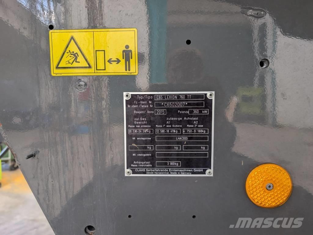 CLAAS Lexion 760 TT Зерноуборочные комбайны