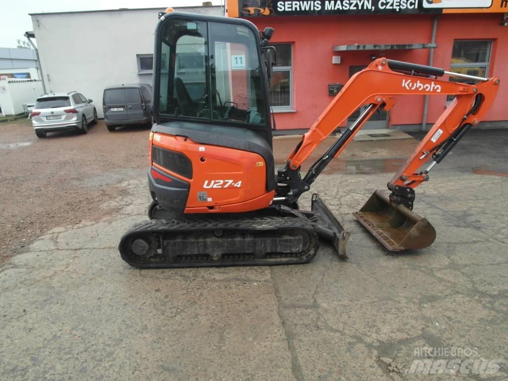 Kubota U 27-4 Мини-экскаваторы