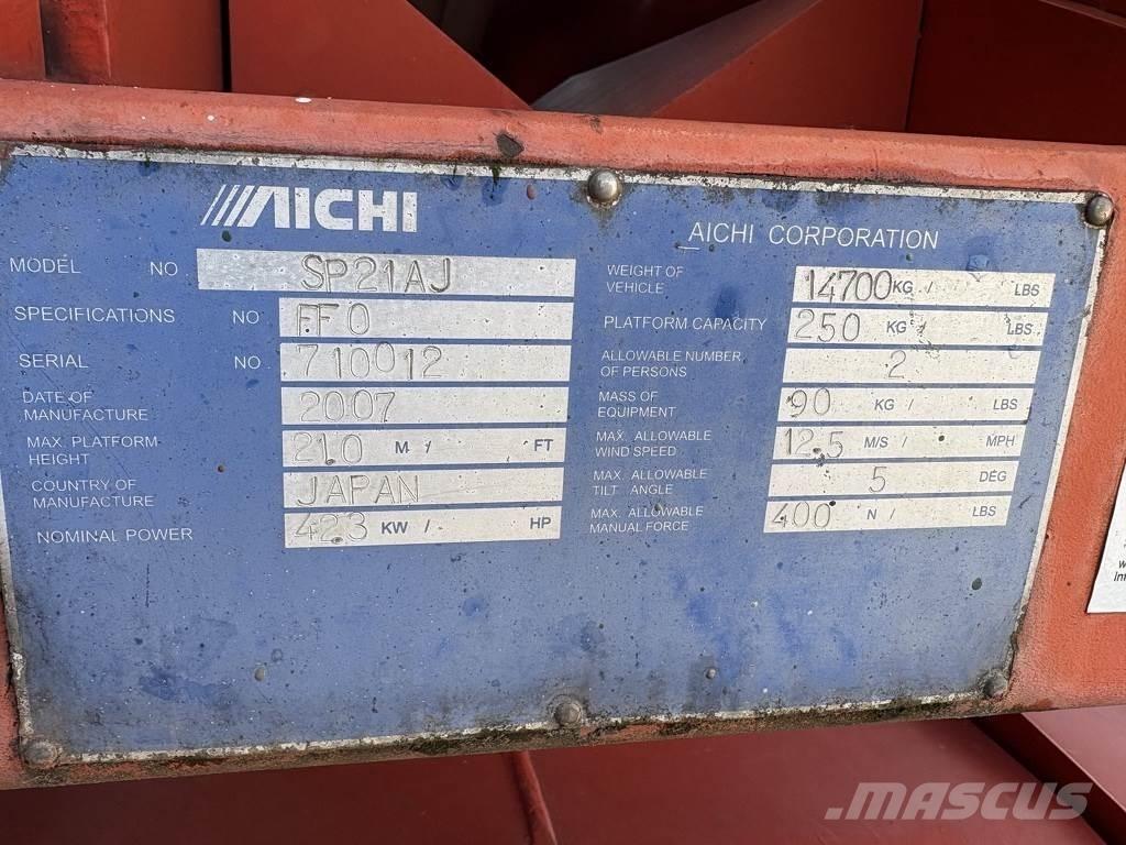 Aichi Sp21aj Телескопические подъемники