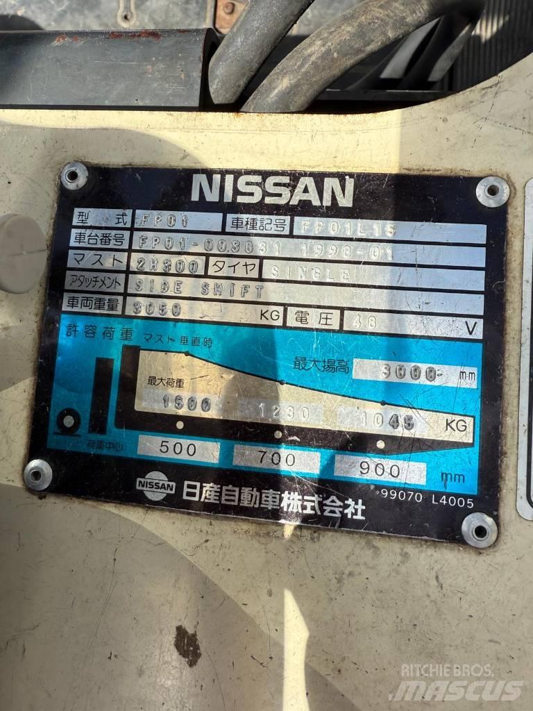 Nissan FP01 L 15 U Электропогрузчики