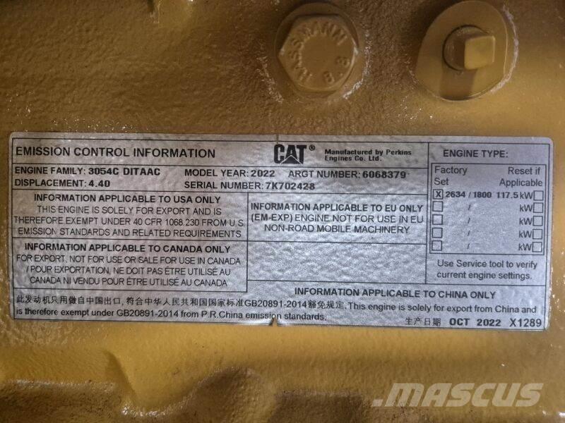 CAT 3054C DITAAC Двигатели