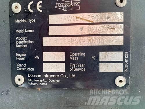 Doosan DX140LCR-5 Гусеничные экскаваторы